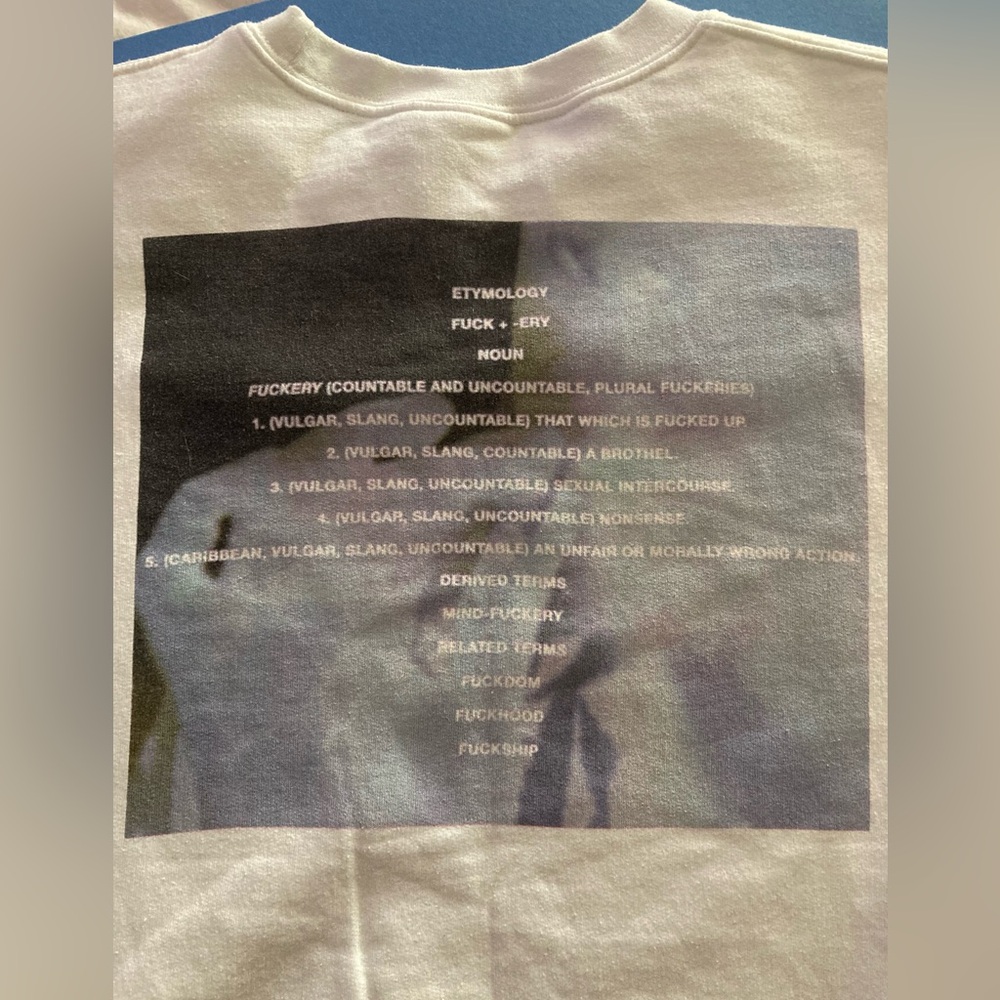 RARE Jay-Z Etymology (Med) Sweatshirt - The Carters - On The Run II Tour - 2018